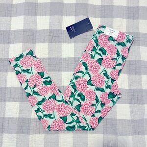 Crown & Ivy Pink and Green Floral Leggings